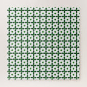 Emerald Gemstone Art, Green Legpuzzel (Horizontaal)