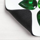 Emerald Gemstone Art, Green Muismat (Hoek)