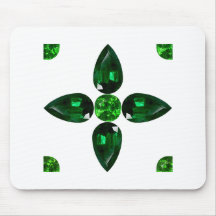 Emerald Gemstone Art, Green
