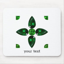 Emerald Gemstone Art, Green