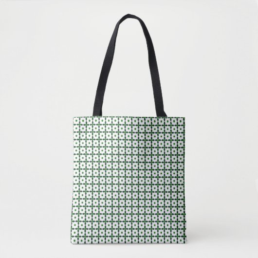 Emerald Gemstone Art, Green Tote Bag (Voorkant)