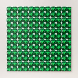 Emerald Gemstone, Birthstone May, Light Green Legpuzzel