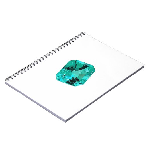 Emerald Gemstone, gedrukt op Notitieboek (Linkerzijde)