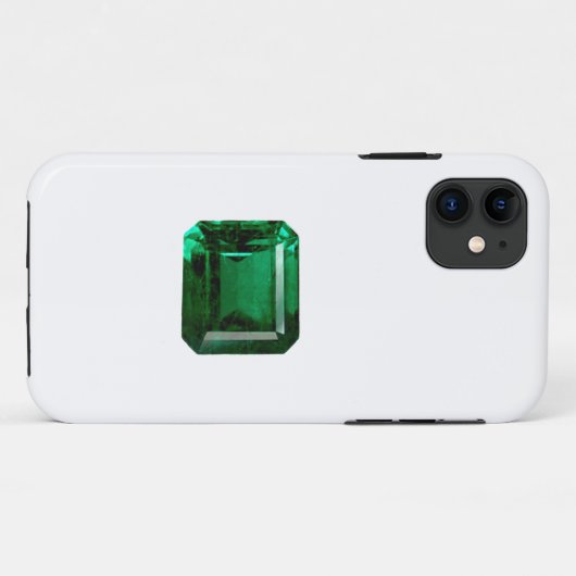 Emerald Gemstone Green Case-Mate iPhone Case (Achterkant (horizontaal))