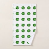 Emerald Gemstone, groen Bad Handdoek (Handdoek)