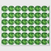 Emerald Gemstone, groen Cadeaupapier (Vlak)