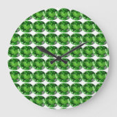 Emerald Gemstone, groen Grote Klok (Voorkant)