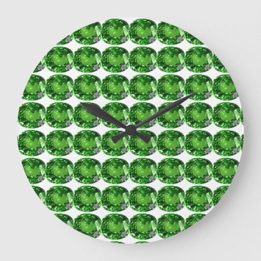 Emerald Gemstone, groen Grote Klok (Voorkant)