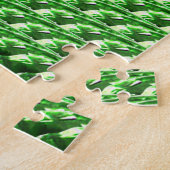 Emerald Gemstone, groen Legpuzzel (Zijkant)