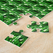 Emerald Gemstone, groen Legpuzzel (Zijkant)