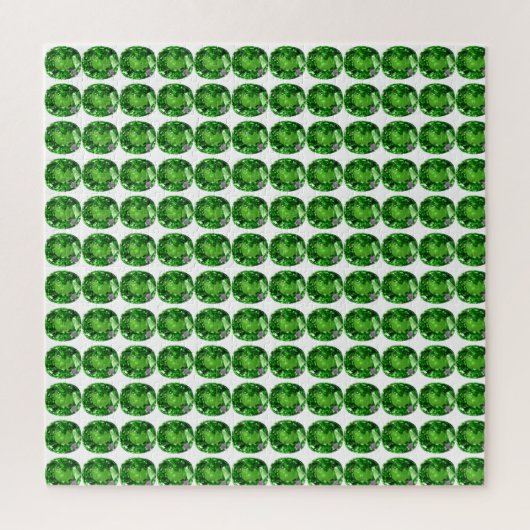 Emerald Gemstone, groen Legpuzzel (Verticaal)