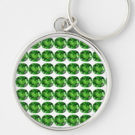Emerald Gemstone, groen Sleutelhanger