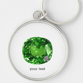 Emerald Gemstone, groen Sleutelhanger