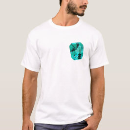 Emerald Gemstone printed on T-shirt