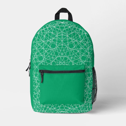 Emerald geometrische rugzak –  (Voorkant)