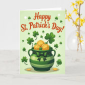 Emerald Gestreepte Pot O Gold Kaart (Gele Bloem)
