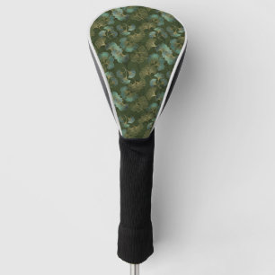 Emerald Ginkgo Elegantie – Luxe Gouden Botanische Golfheadcover