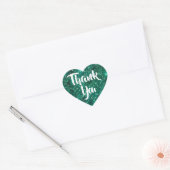 Emerald Glitter Hartelijk dank Sticker (Envelop)