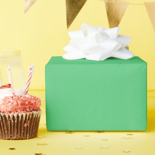 Emerald Glossy Wrapping Paper Cadeaupapier (Verjaardagsfeest)