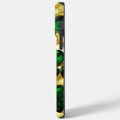 Emerald, Gold en Diamond Hearts Case-Mate iPhone Case (Achterkant / Links)