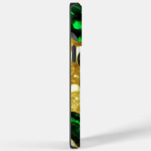 Emerald, Gold en Diamond Hearts Case-Mate iPhone Case (Achterkant / Rechts)