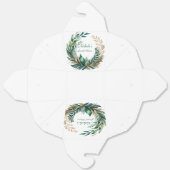 Emerald & Gold Floral Bridal Shower Bedankdoosjes (Ongevouwen)