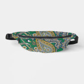 Emerald Gold Paisley Two-Sided Print Fanny-Pack Heuptasje (Voorkant)