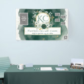 Emerald Gold Teacher Appreciation Photo Banner (Beurs)