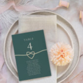 Emerald Gold Trouwtafel Zittabel Grafiek