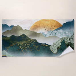 Emerald golden mountains strandlaken