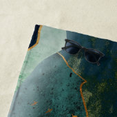 Emerald golden mountains strandlaken (In situ)