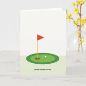 Emerald Golf Vaderdagkaart Kaart (Gele Bloem)