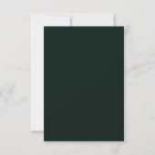 Emerald Gouden Barok Save The Date Kaart (Achterkant)