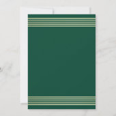 Emerald | Gouden Confetti 40e verjaardag Kaart (Achterkant)