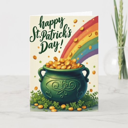 Emerald Gouden Patroonaansluiting Kaart (Voorkant)