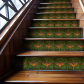 Emerald Grace Art Nouveau Tegeltje