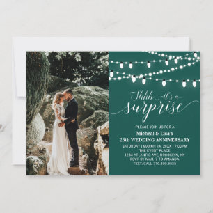 Emerald Green 20th Photo Wedding Jubileum Kaart