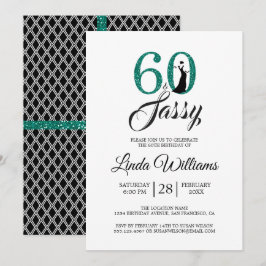Emerald Green 60 en Sassy | 60e verjaardag Kaart
