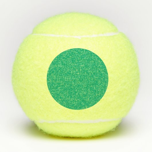 Emerald Green aangepaste tennisbal Tennisballen (Voorkant)