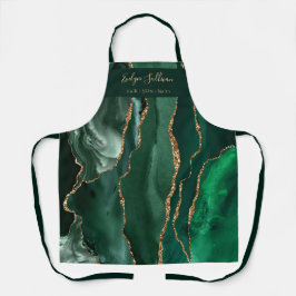 Emerald Green Agaat Beauty Professioneel schort