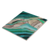 Emerald green and Marble Arch Tegeltje (Zijkant)