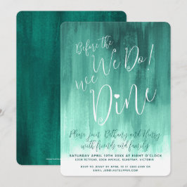 Emerald green art repetitief diner voor we in het  kaart