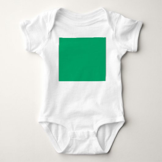 Emerald Green Baby Bodysuit - (Voorkant)