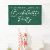 Emerald Green Bachelorette Party Personalized Spandoek (Insitu)