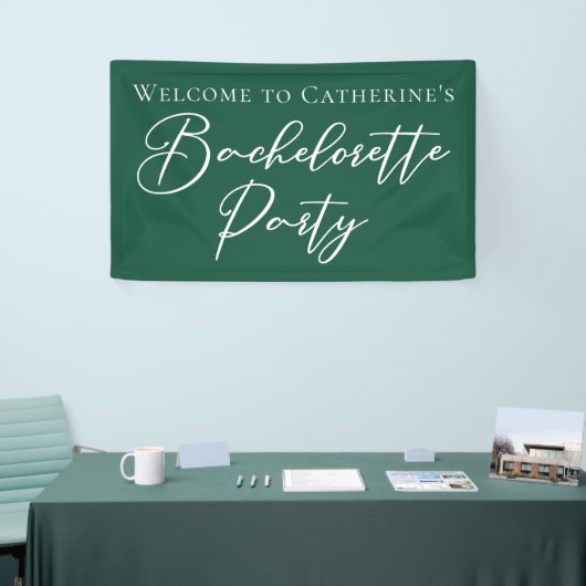 Emerald Green Bachelorette Party Personalized Spandoek (Beurs)