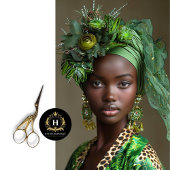 Emerald Green Bloemen Glamour Decoupage Tissuepapier