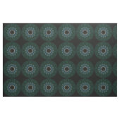 Emerald Green Blue Gold Modern Floral Stof (Fat Quarter)
