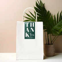 Emerald Green Bold Simpel Dank je voor je huwelijk