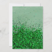 Emerald Green Bridesmaid Dress Vrijgezellenfeest Kaart (Achterkant)