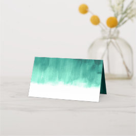 Emerald green bruiloft of evenement plaatskaartje